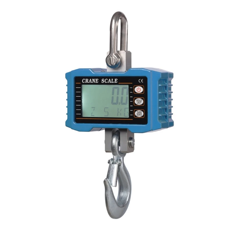 

1000KG/2000LBS Digital Hanging Scale Industrial Heavy Duty Crane Scale with Accurate Reloading Spring Sensor