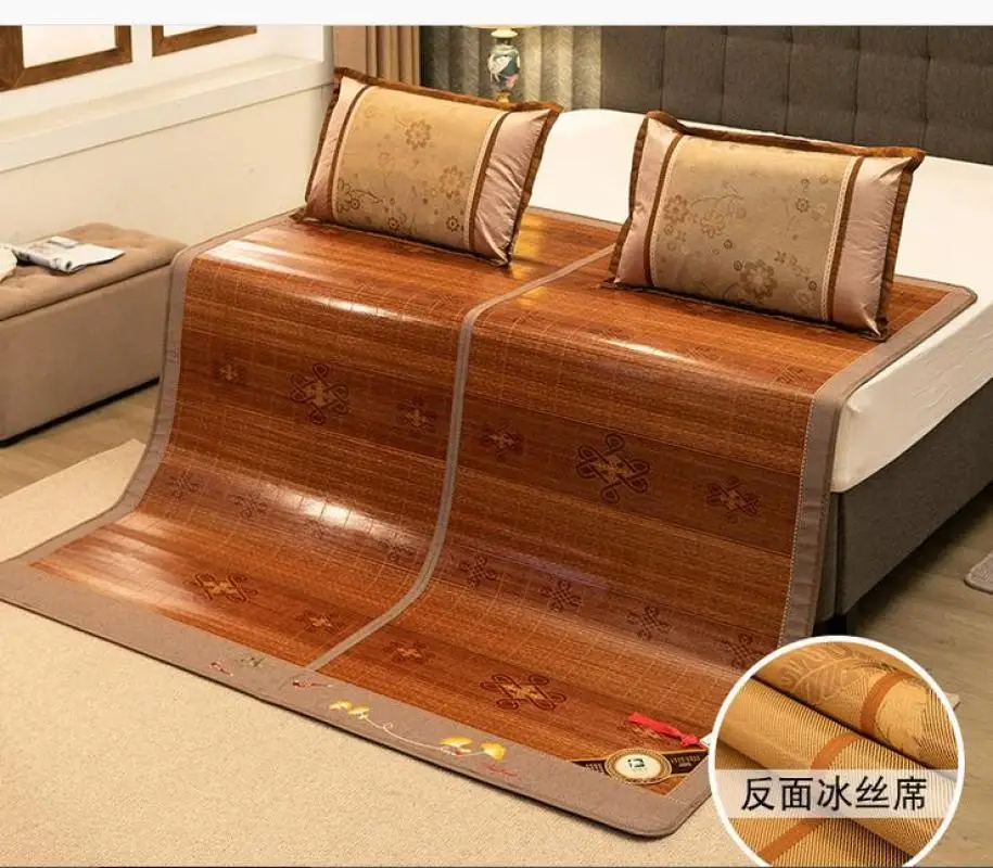 Натуральные бамбуковые коврики Складывающийся Бамбуковый Коврик для лета