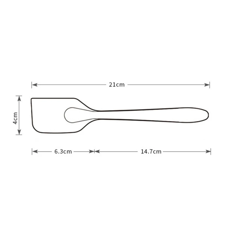 Premium Silicone Spatulas Heat Resistant Non-Stick Rubber Scrapers Kitchen Bakeware Tool Utensils Tools Cooking Gadget |