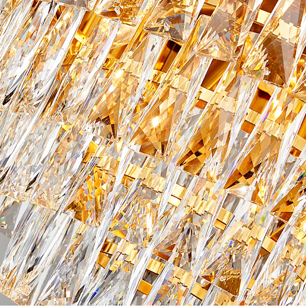 Прямоугольная хрустальная люстра, светильник ing Lustre Cristal, для гостиной, светодиодный, люстры, для кухни, остров, подвесной светильник, светильники