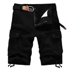 Летние мужские военные 2021 _ багги с несколькими карманами, хлопковые черные тактические шорты, короткие брюки 29-44