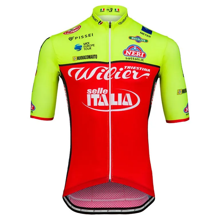 Wilier Triestina короткий рукав Велоспорт Джерси нагрудник НАБОРЫ MTB велосипед одежда