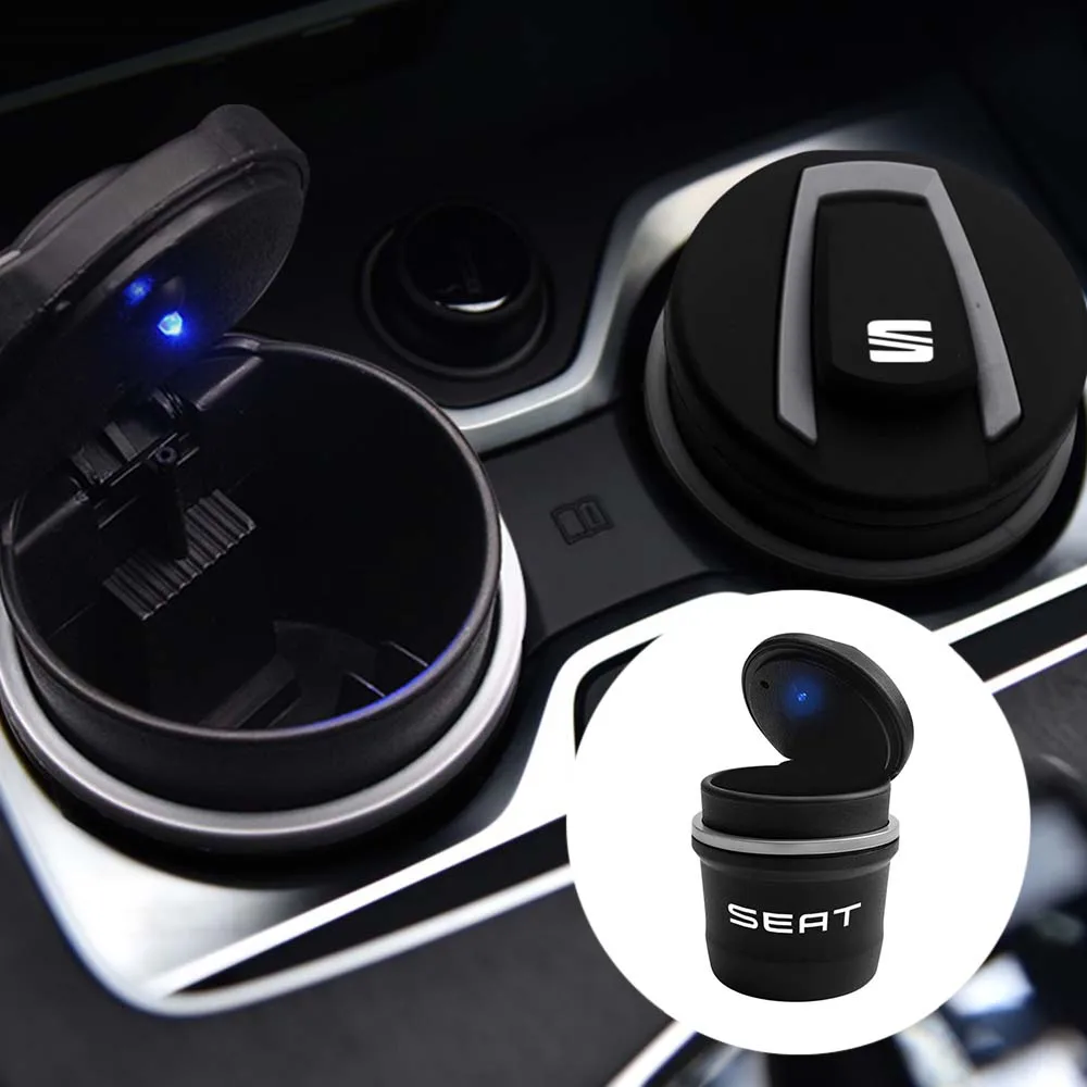 Автомобильная пепельница светодиодный светильник кой Бездымная Автоматическая