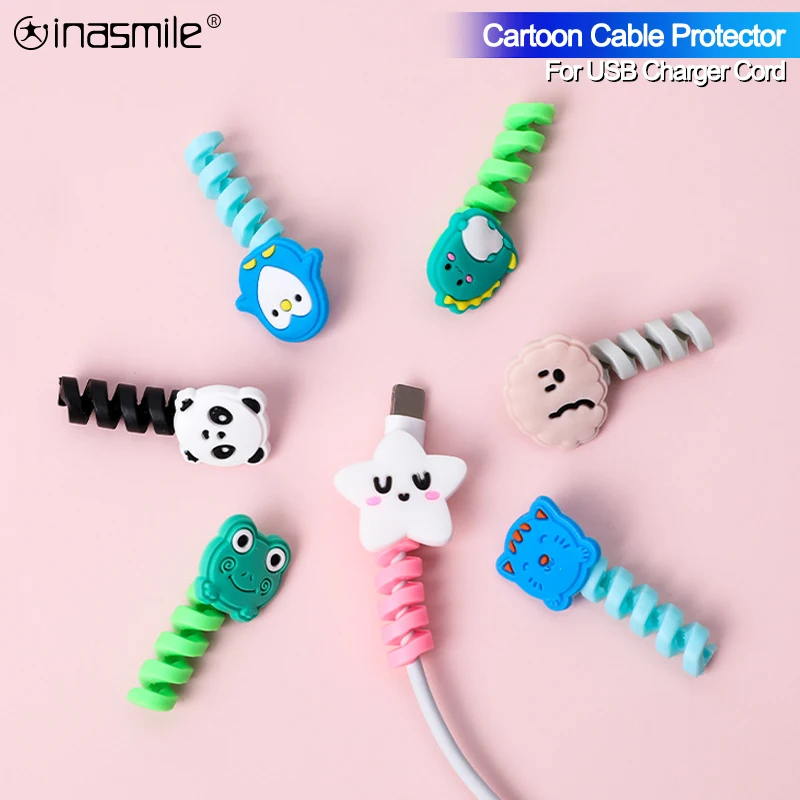 Зажим для кабеля намотки мыши телефона держатель стяжки зарядный кабель