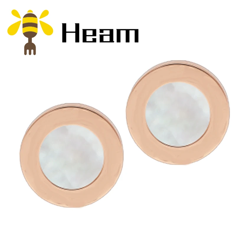 Heam,, высокое качество, серебро 925 пробы, болгарийские серьги для женщин, Круглые, керамические, модные, роскошные ювелирные изделия, подарок для пары