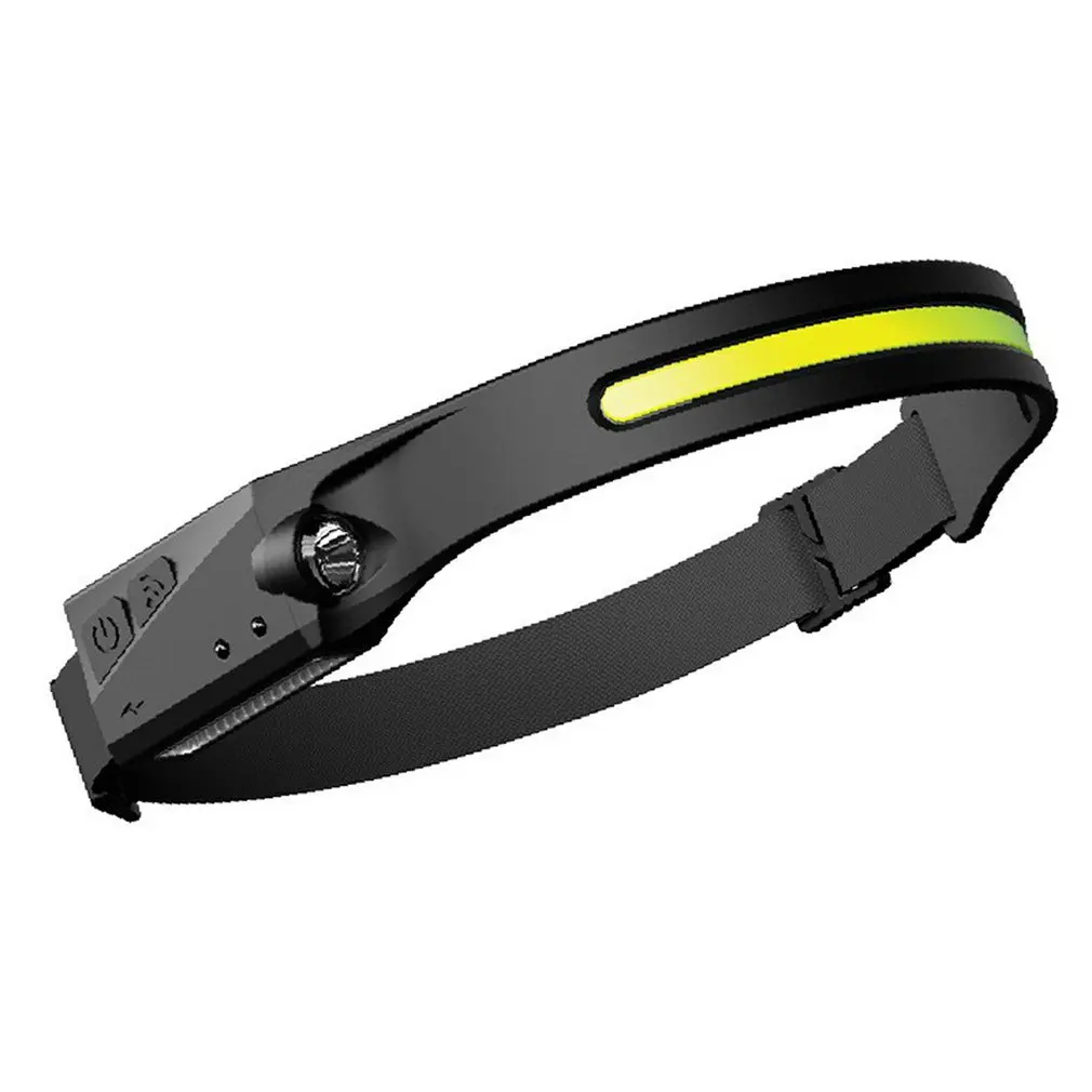 

COB Headlights Outdoor Cycling Lights USB Rechargeable Night Running Lights LED Strong Headlights Smart Sensor Light