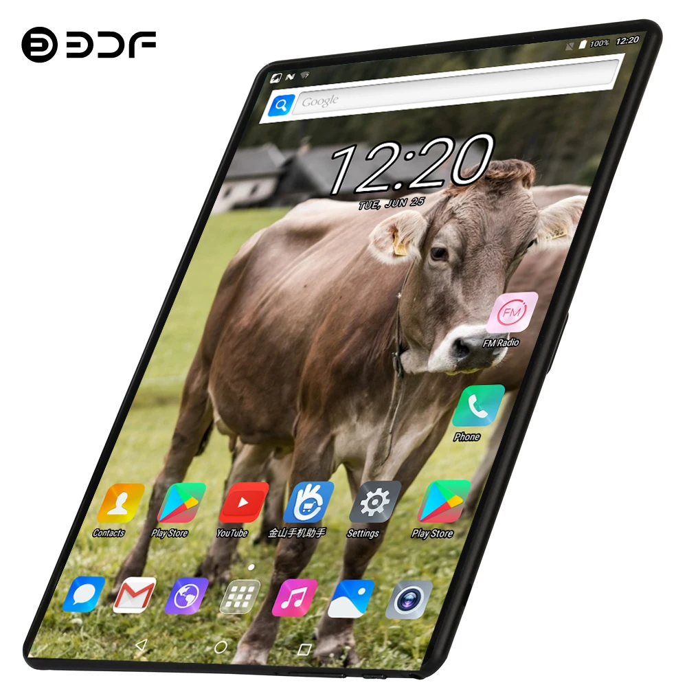 BDF планшет, 10 дюймов, 4G, LTE, с функцией звонка, две sim-карты, Android 9,0, планшеты, ПК, 8 ГБ/128 ГБ, Tab 10/Ten Core, 1280*800, ips, ПК, планшет, 10,1