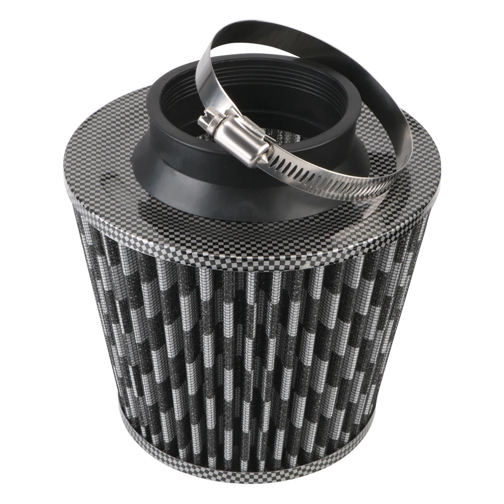 76MM 3 Inch Car Air Filter Sport Power Mesh Cone High Flow Intake FilterIntake Cold Induction Kit Universal Parts | Автомобили и