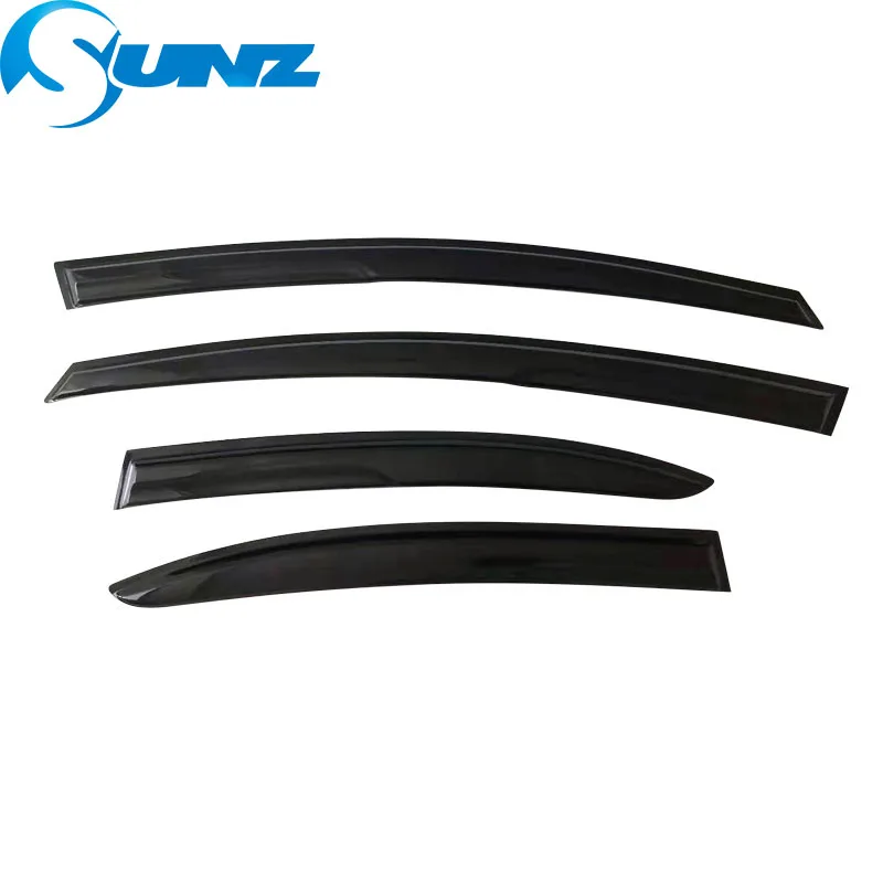 Боковое окно отражатель для HONDA CIVIC 2006 2007 2008 2009 2010 2011 седан окна козырек Vent Оттенки Защита от солнца дождь дефлектор гвардии SUNZ - Цвет: black