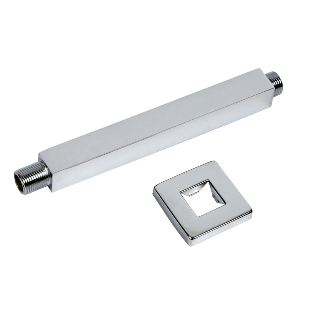 

Ceiling Mounted Stable Corrosion Resistant Hardware Easy Install Modern Shower Head Arm Bathroom Chrome Finish Stainless Steel