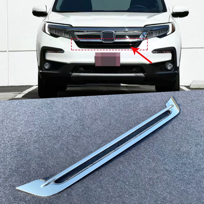 Для Honda Pilot 2019 2020 хромированный передний капот решетка для капота молдинговая