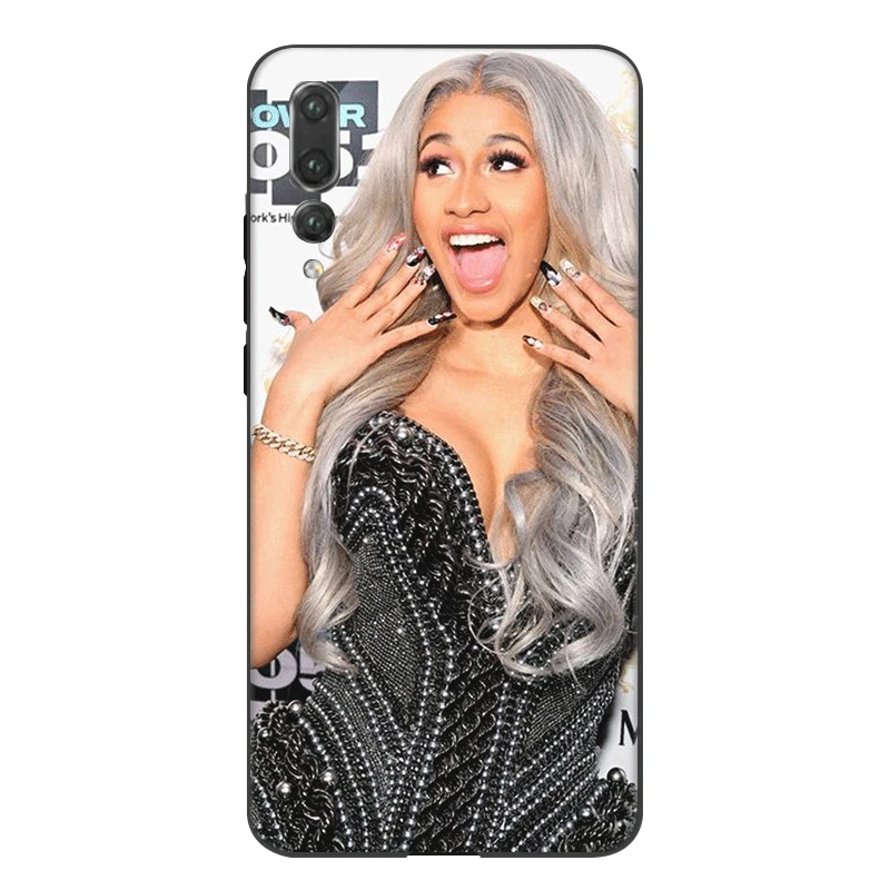 Phone Case Silicone For Honor Note 10 View 20 6A 7A 7C 7X 8 8X 8C 9X 9 Lite Pro Cover Cardi B Goddess DIY Painted Beautiful | Мобильные