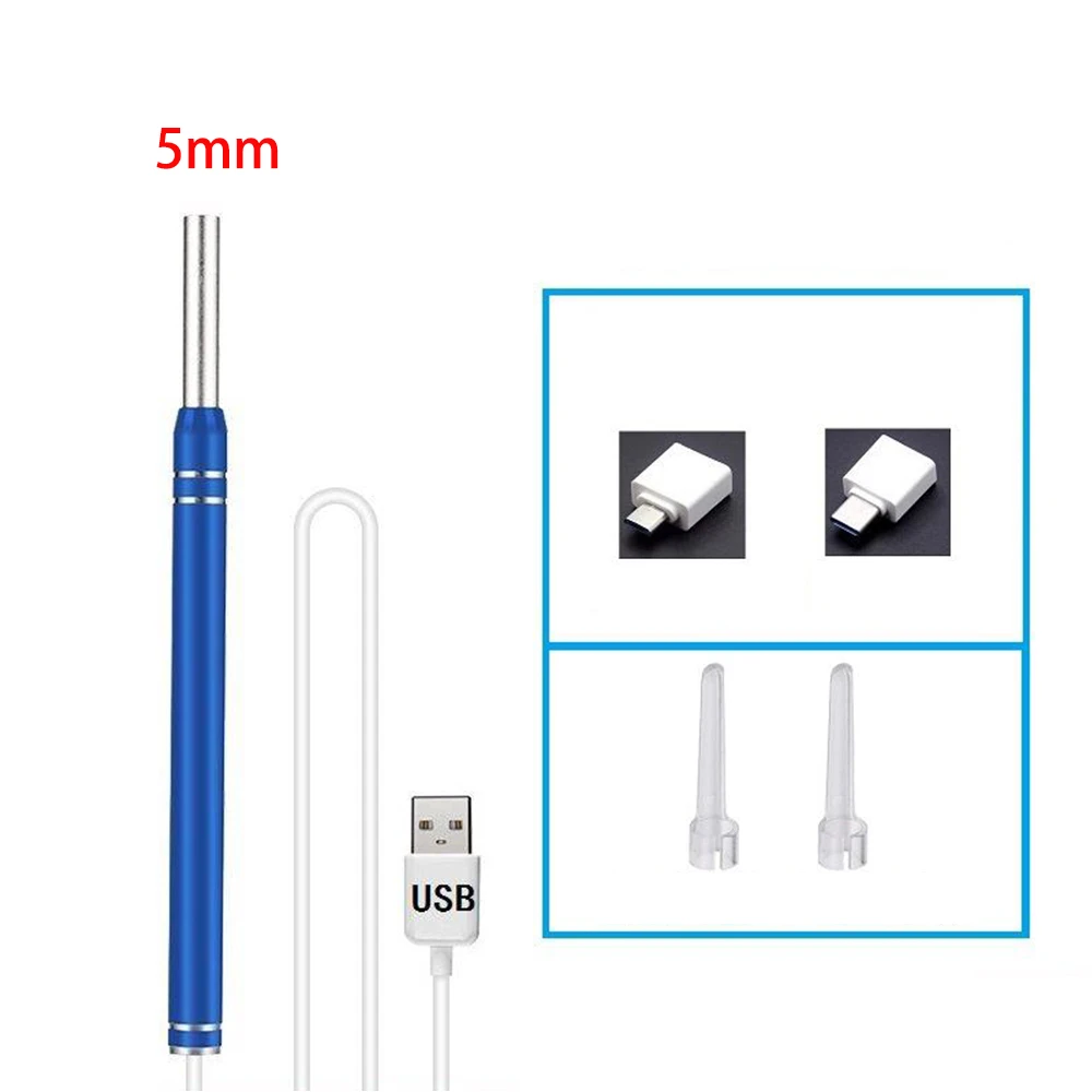 Медицинский эндоскоп для очистки ушей ложка мини-камеры устройство снятия с