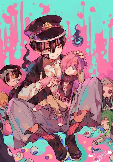 

Lot style Choose Japanese Anime Toilet-Bound Hanako-kun Jibaku Shounen Art print Silk poster Home Wall Decor
