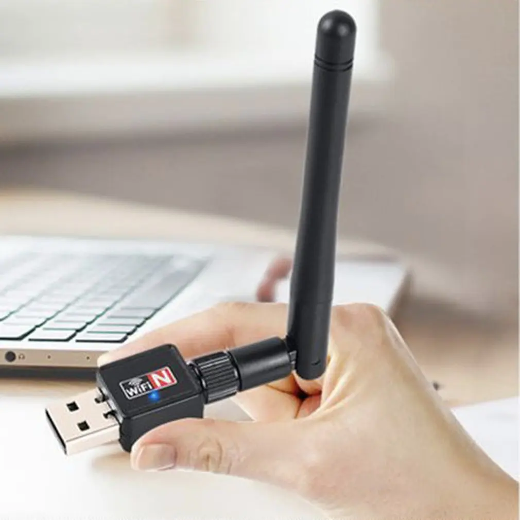 150Mbps MT7601 Wireless Network Card Mini USB WiFi Adapter LAN Wi-Fi Receiver Dongle Antenna 802.11 b/g/n for PC Windows | Компьютеры и