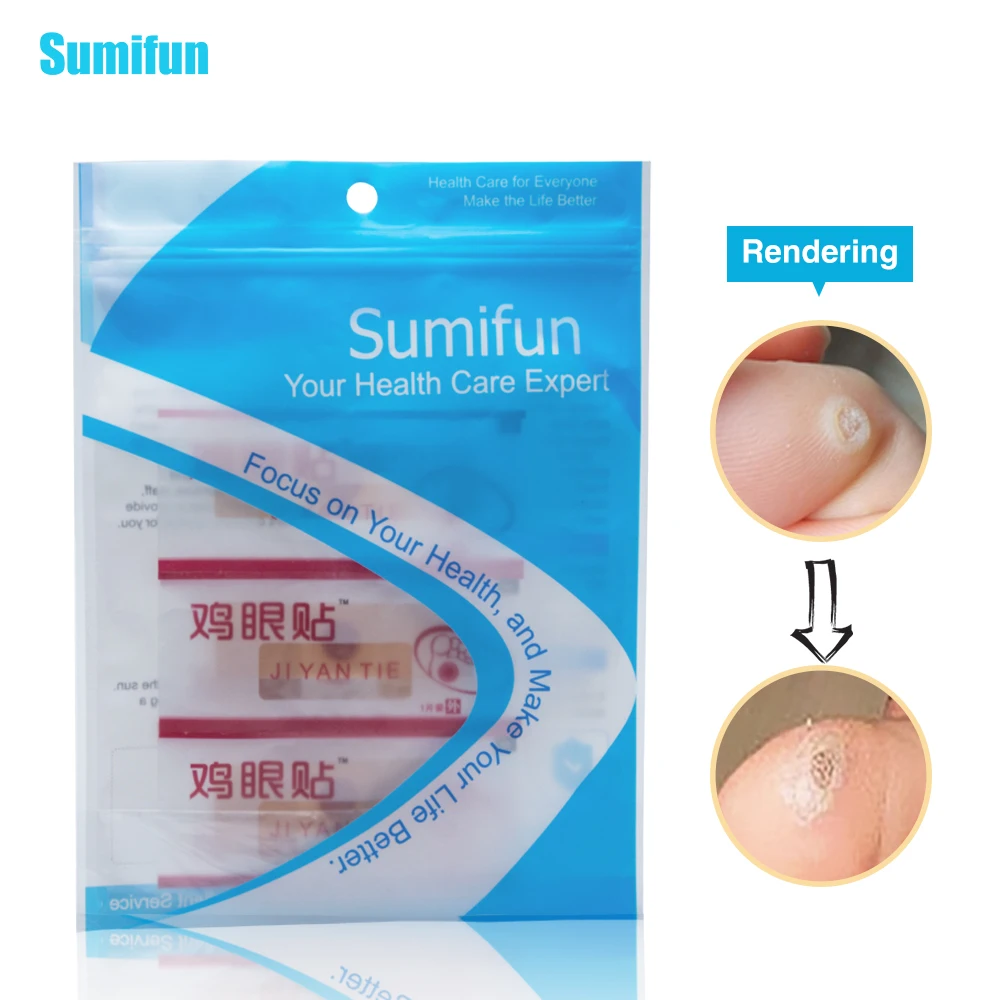 

6pcs Foot Sticker Medical Plaster Foot Corn Removal Patches Warts Thorn Feet Callus Chicken Eye Treatment Sticker Pain Relief