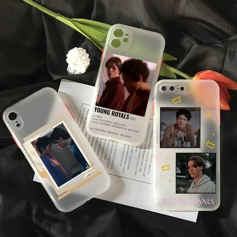 

Young Royals tv series Phone Case matte transparent For iphone 7 8 11 12 plus mini x xs xr pro max cover
