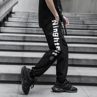 2020 new side printing street straight fashion mens joggers sweatpants hip hop summer casual thin trousers streetwear