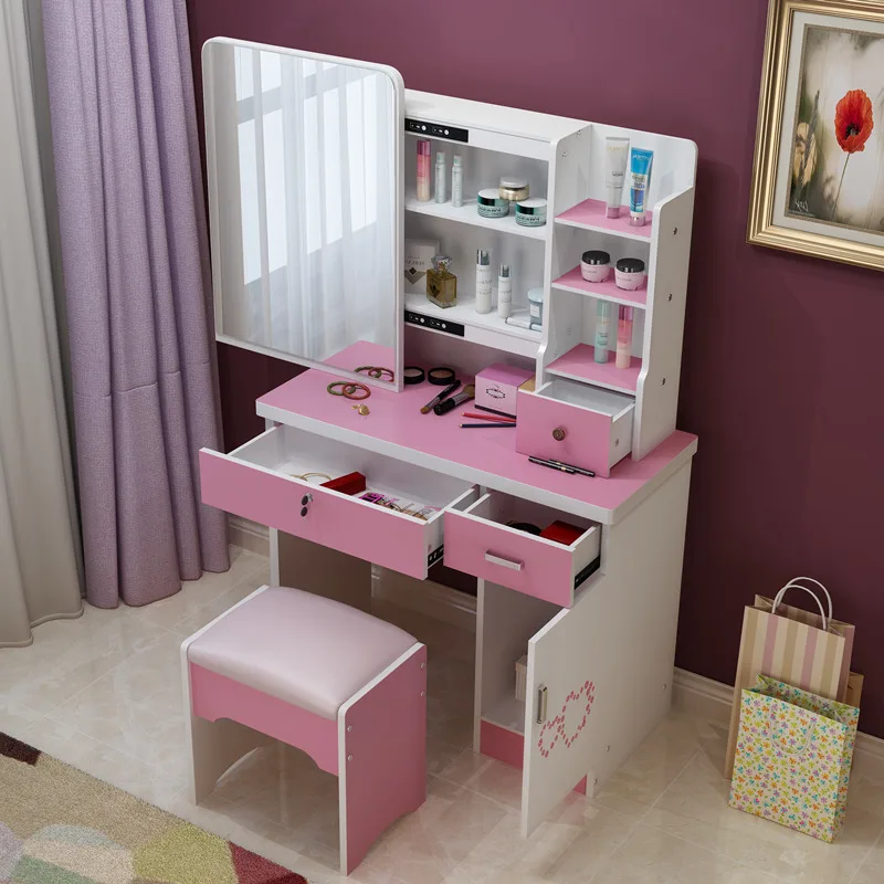 Version B El Dormitorio комод с выдвижными ящиками для туалетного столика, косметический столик, мебель для спальни - Цвет: Version B