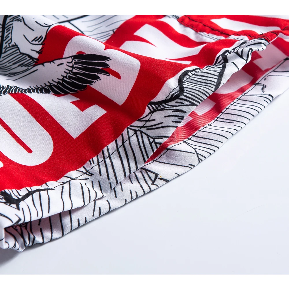 Мужские пляжные шорты с принтом повседневные свободные спортивные наполнителем