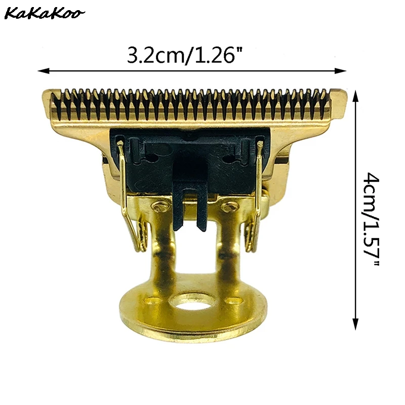 

T-Shaped Hair Clipper Blade with Stand T9 Blade Trimmer Replacement Head Replacement Clipper Head