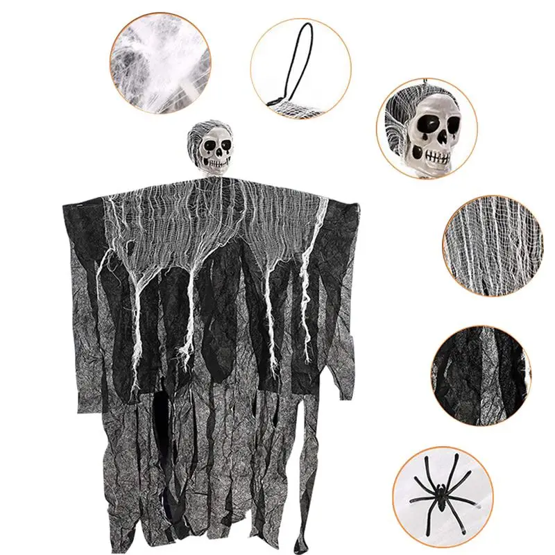 Декор в виде паутины для Хэллоуина призрак украшение дома с привидениями