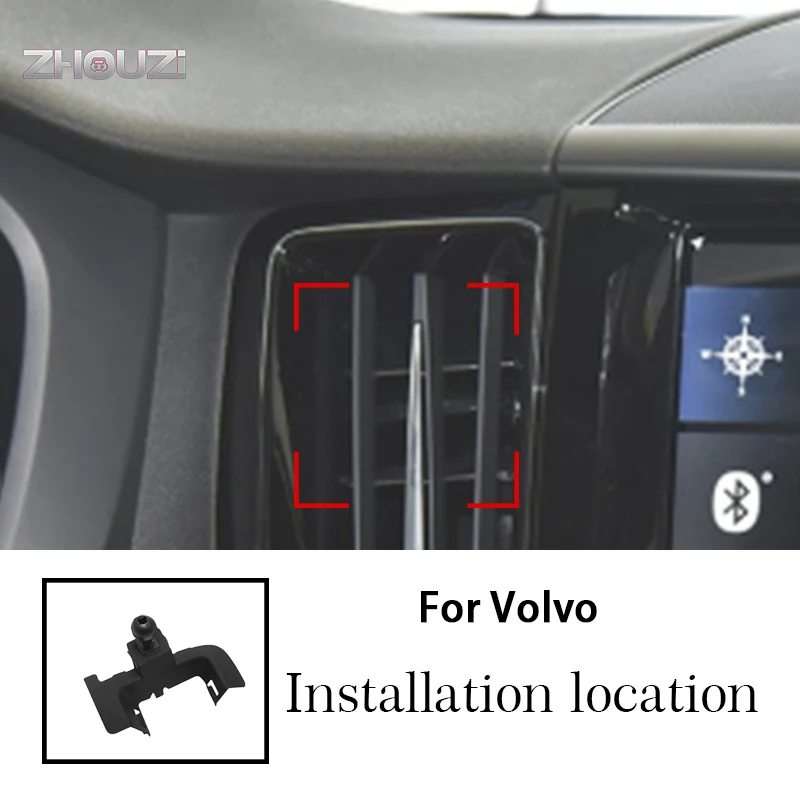 car wireless charger car mobile phone holder mounts stand bracket for volvo xc60 xc 60 2018 2019 2020 2021 auto accessories free global shipping