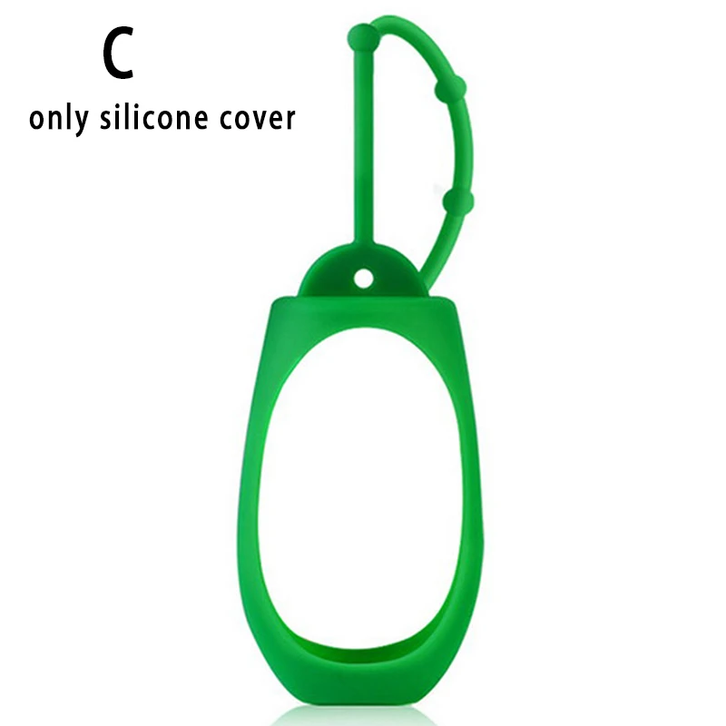 

50ml Portable Hand Sanitizer Gel Moisturizing Liquid Holder Disposable No Clean Antibacterial Hand Sanitizer Silicone Holder