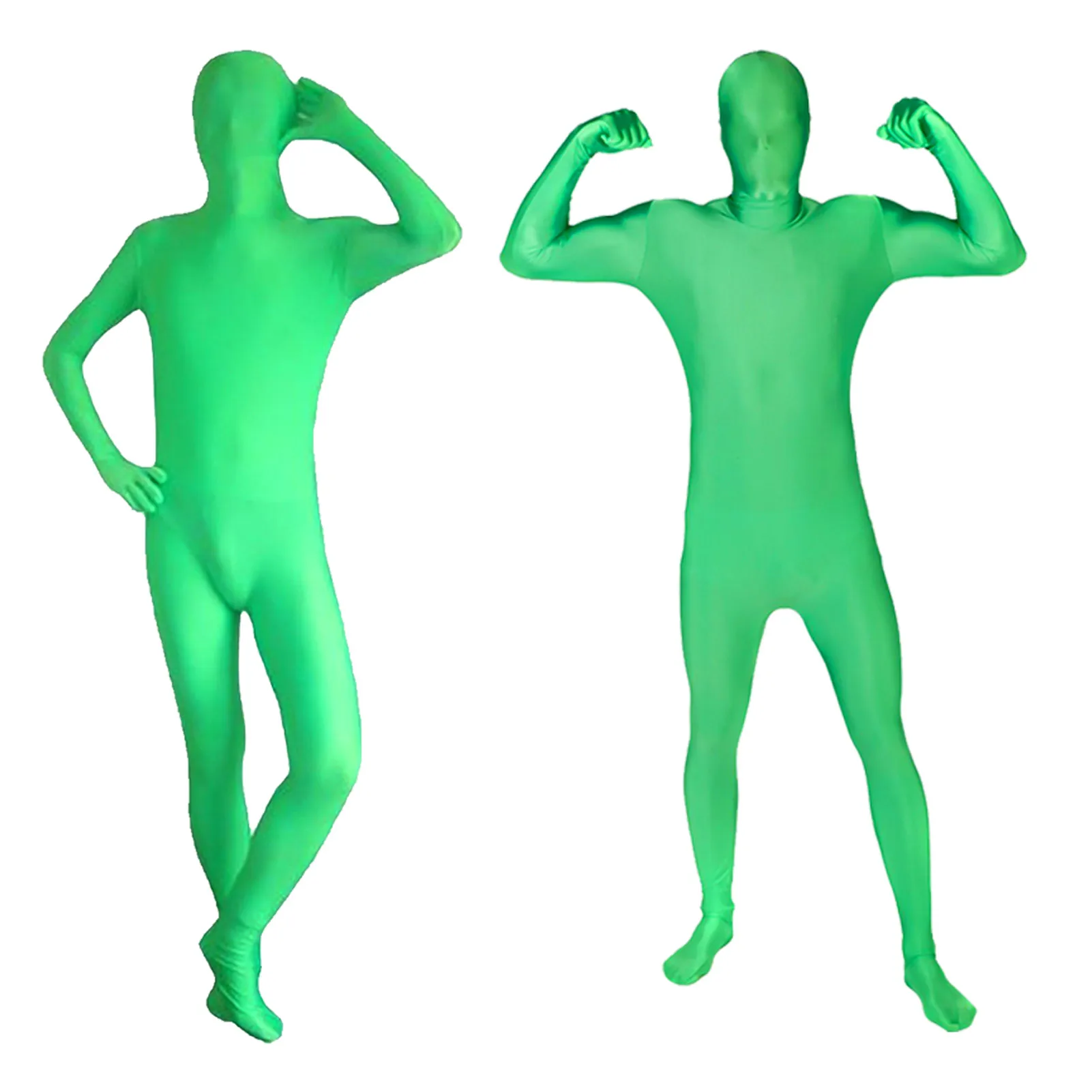 

Полноразмерная фотография, хромакей, зеленый костюм 160/170/180 см, унисекс, зеленое боди для взрослых, фотография, фотофестиваль, косплей