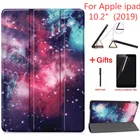 Чехол для нового iPad 10,2 2019 7 поколения Funda магнитный складной Флип-стенд из искусственной кожи смарт-чехол для iPad 10,2 чехол + Fi