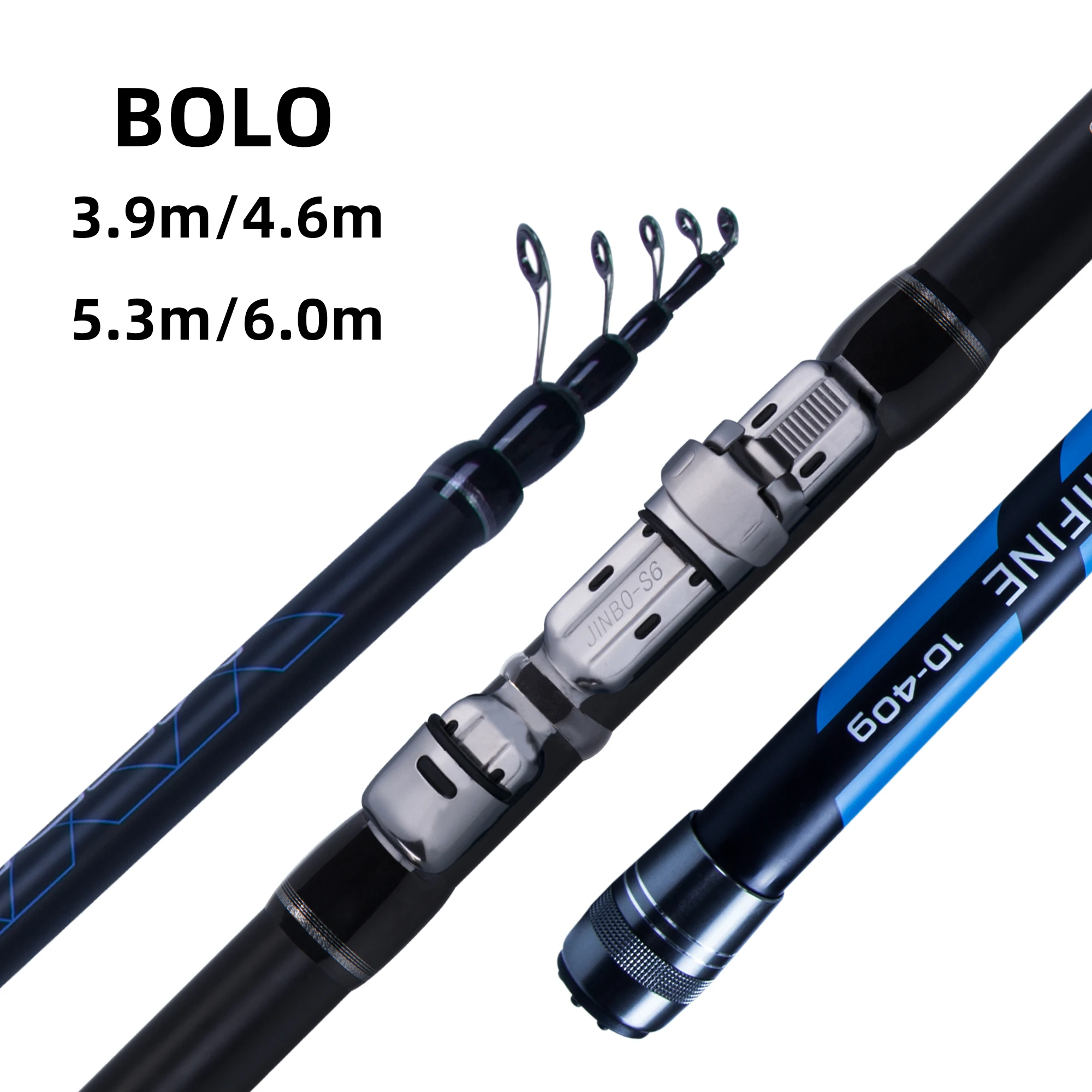 MIFINE, средняя телескопическая удочка Bolo, 4 м/4,5 м/5 м/6 м, для путешествий, ультра светильник, спиннинг, литье, поплавок, Удочка 10-40 г