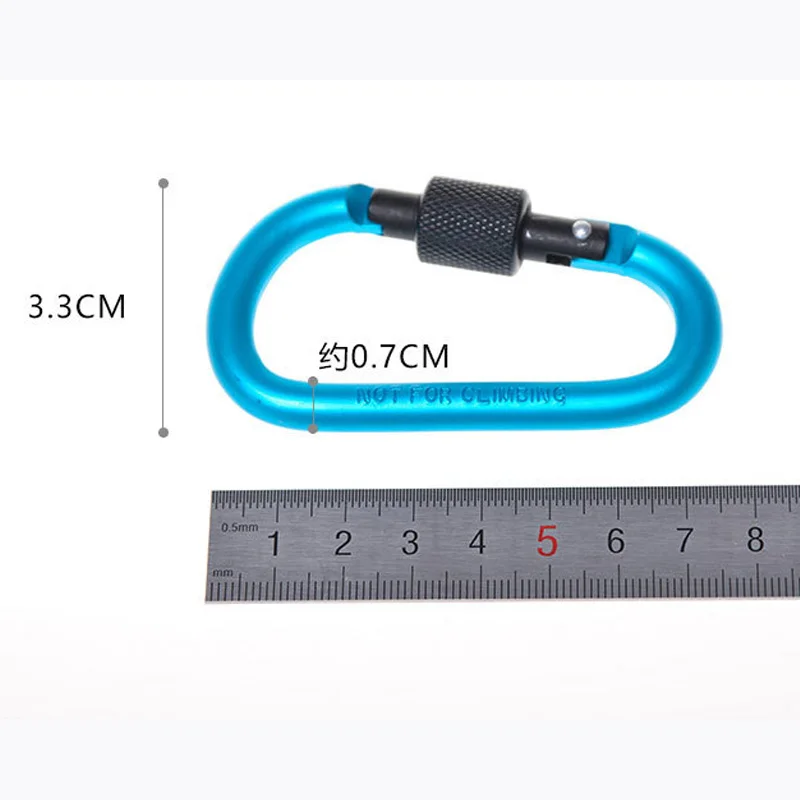 Карабин для скалолазания 8 см замок Тип d quickdraw Пряжка висячая алюминиевая гайка
