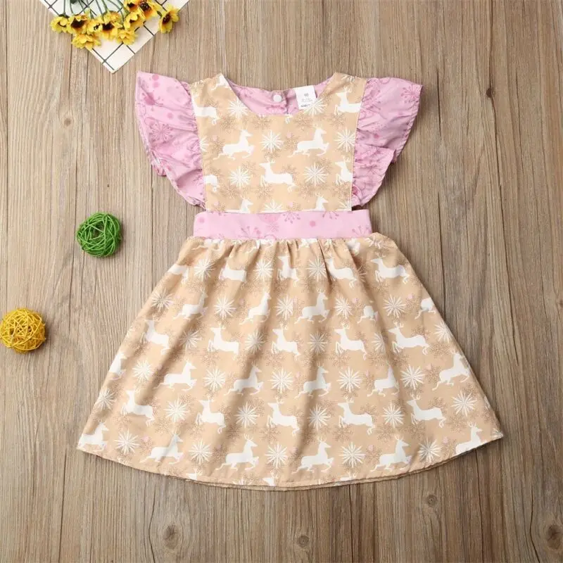 Детская одежда Одинаковая для крупных сестер Платье маленьких девочек