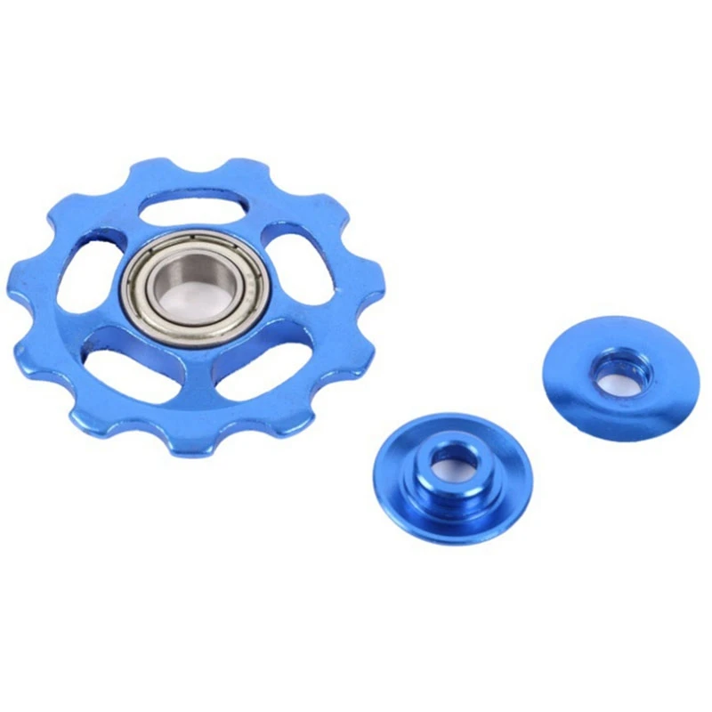 

4PCS 11T Ultralight MTB Aluminum Alloy Bike Bearing Wheel Rear Derailleur Pulleys Bicycle Pulley Wheel Bike Accessorie