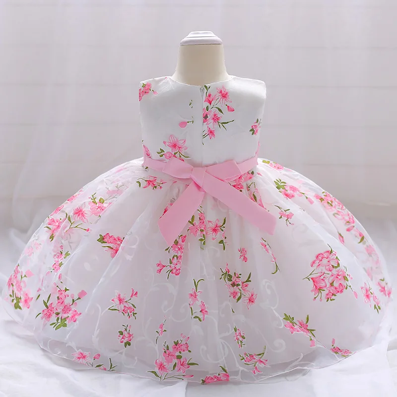 Newborn Dress For Baby Girls Christening 1st Year Birthday Dress Infant Party and Wedding Dress Baby Princess Dress 3 6 9 12 24M
