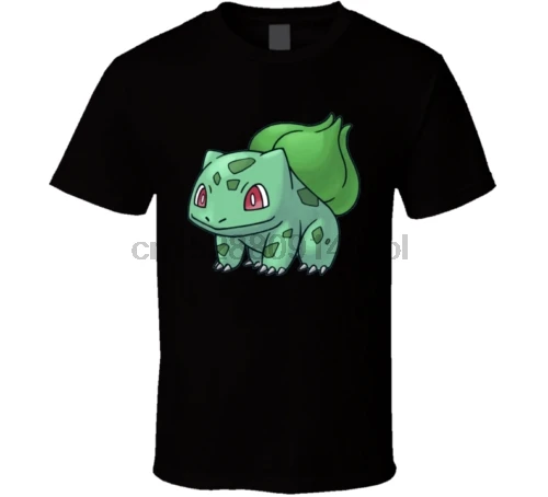 Pok 'mon персонажа Вентилятор Мужская черная футболка S 2XL| |