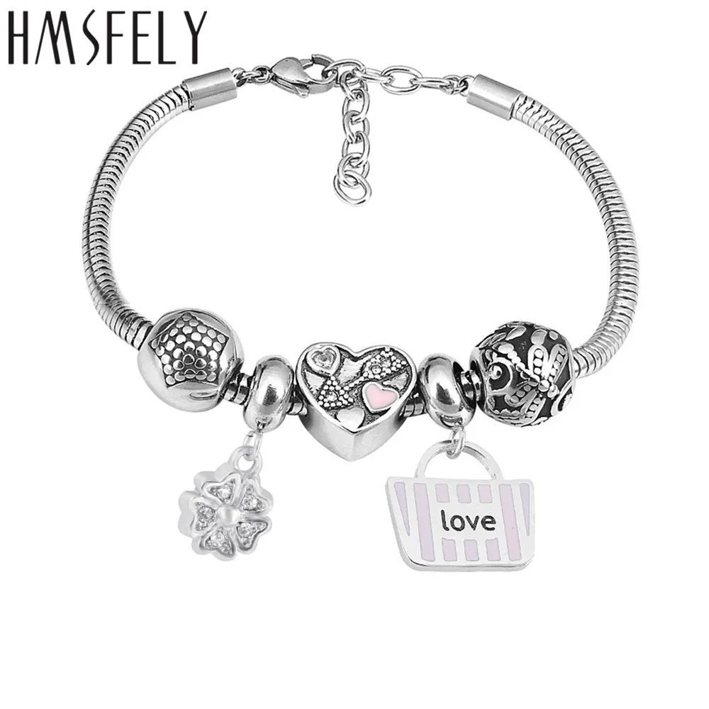 HMSFELY 316l титановая нержавеющая сталь Хрустальный цветок подвеска для рукоделия