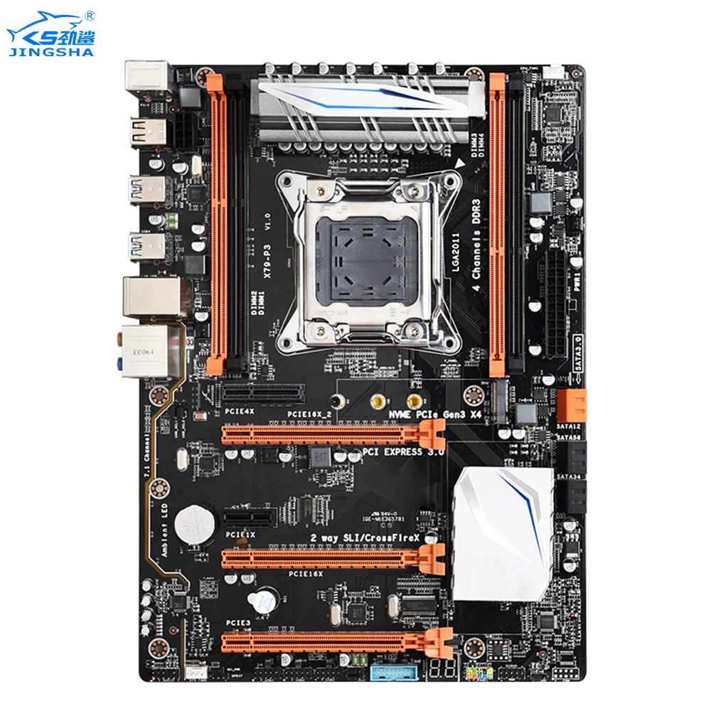 Набор материнской платы JINGSHA X79P3 LGA 2011 четыре канала с E5 2689 2 6 ГГц 8 ядер 16 потоков
