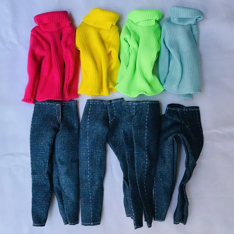 Модный свитер зимний наряд Кен Кукла Одежда Бесплатная доставка аксессуары 30 см