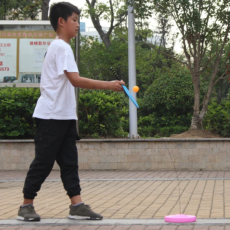 Family Activities Table Tennis Robot Portable Trainer Elastic Soft Shaft Ping Pong Ball Fitness Practice Equipment | Спорт и