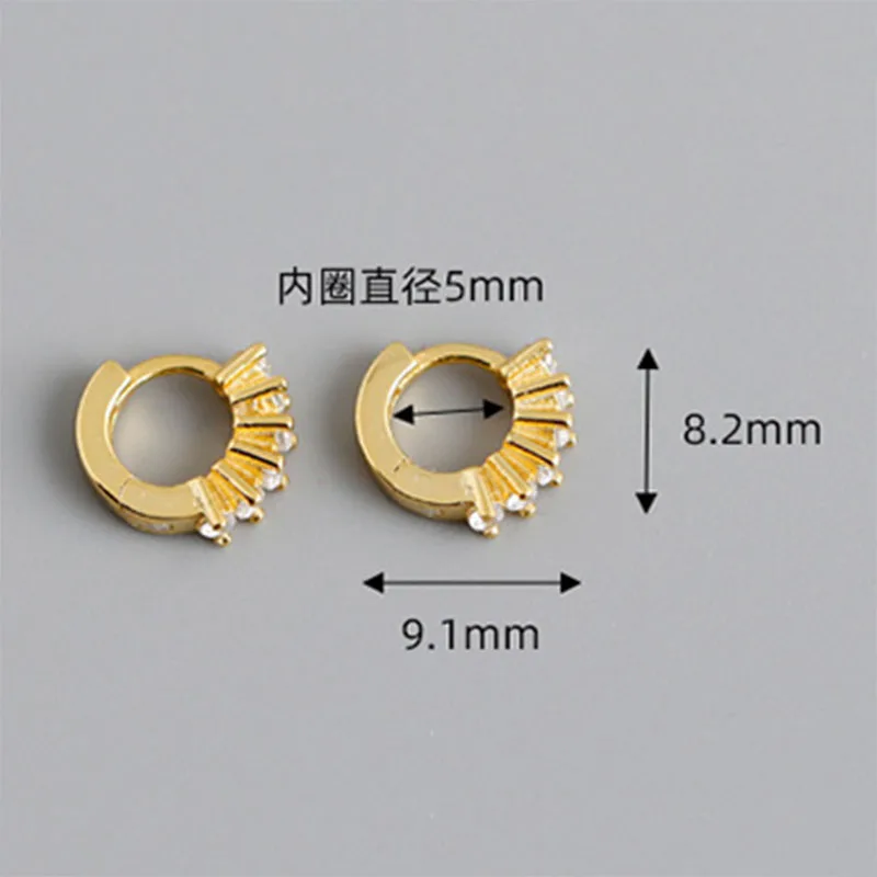 WOOZU реальные 925 стерлингового серебра Pave кристаллом циркона мини медведь с