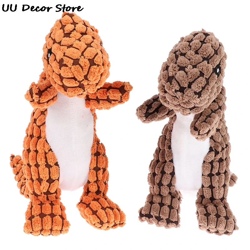Долговечные плюшевые игрушки для собак в форме динозавра жевательные молярные