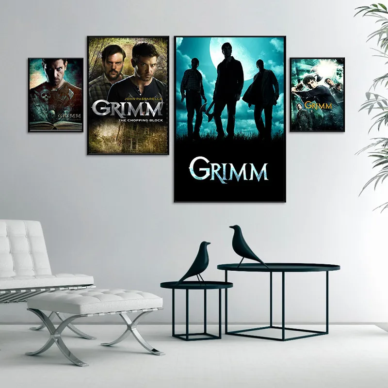 Настенная картина Grimm на холсте скандинавские постеры и принты винтажные