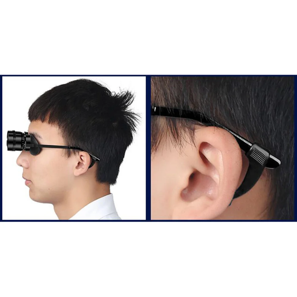 

Fishing Binoculars Portable Fishing Telescope 10X Green Film Low Light Magnifier Telescope Night Vision Binocular for Fishing Hu