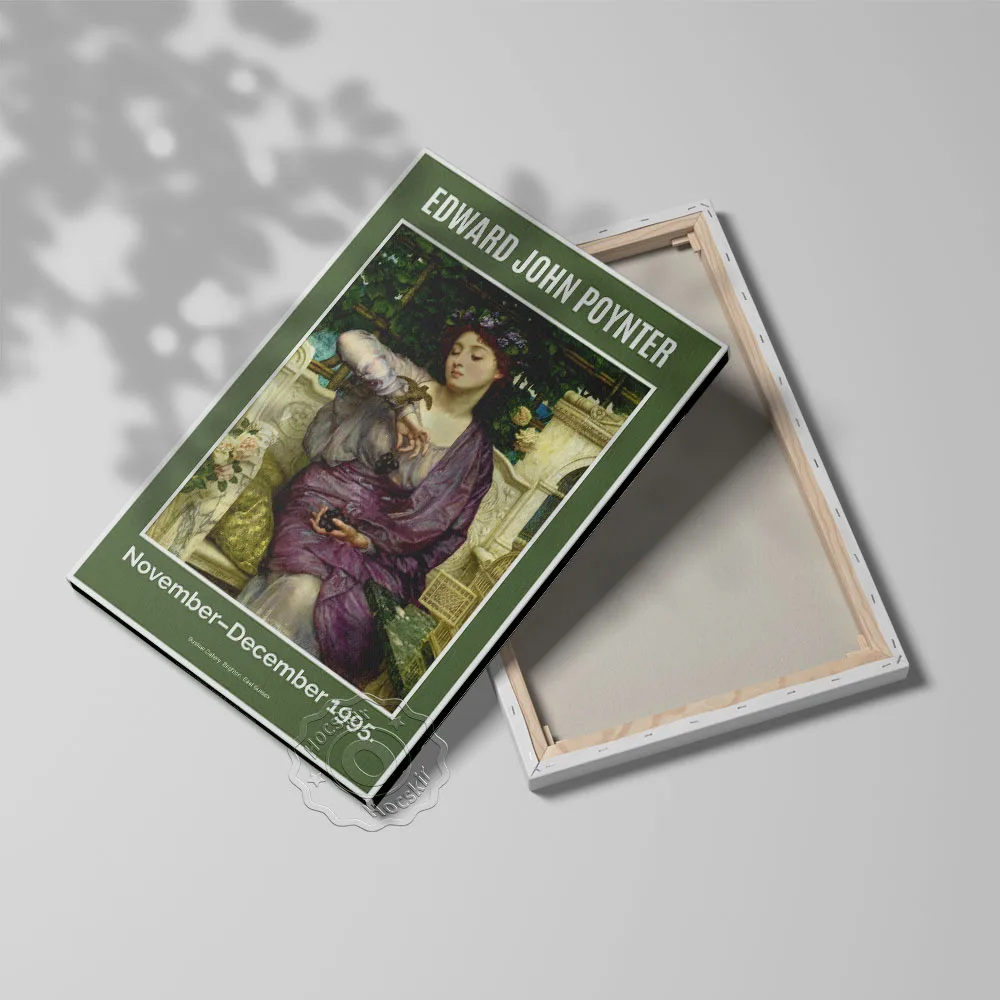 Британский художник выставка музейный плакат г-н Эдвард John Poynter НD и ее Воробей
