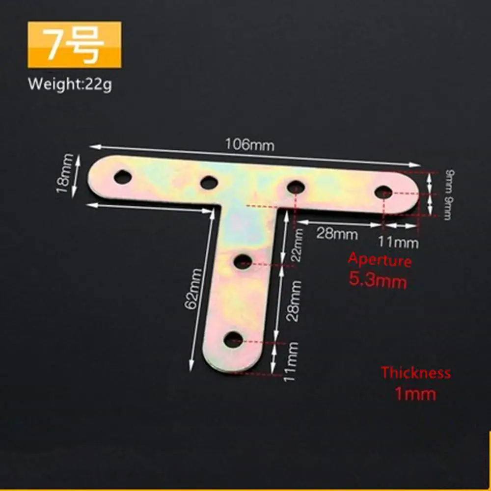 Утолщенный прямоугольный Железный Кронштейн 90 градусов треугольный