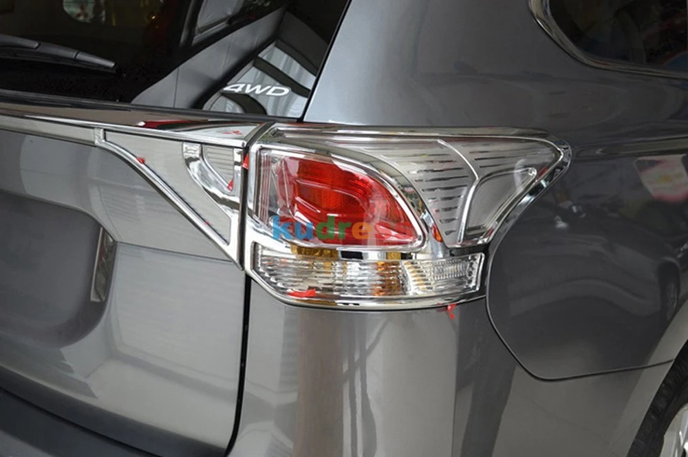 Аксессуары для Mitsubishi Outlander 2013, задний светильник, накладка, АБС хромированный задний светильник