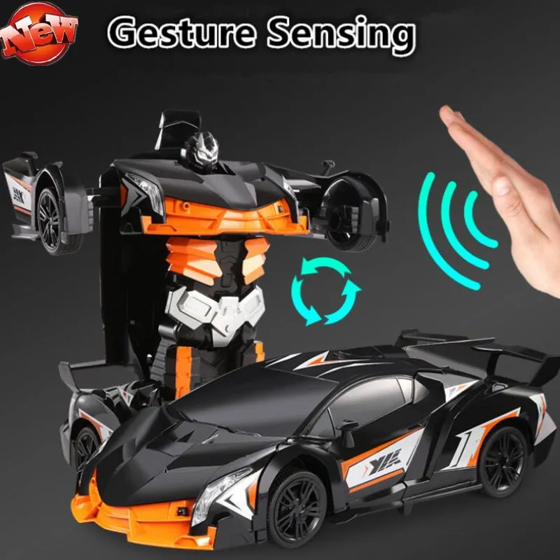 One Key Induction Deformation Remote Control Car RC 1:12 2.4G 25 Minutes Music Dance Gift Wireless Kids Toys |