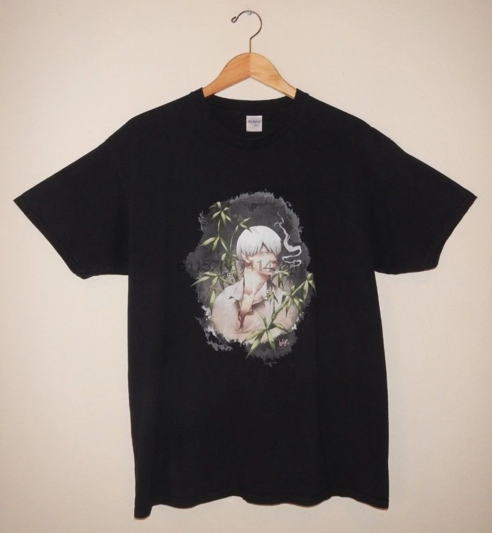 2019 Новая модная брендовая одежда MUSHISHI-GINKO-men (подходит как) Размер XL-футболка с