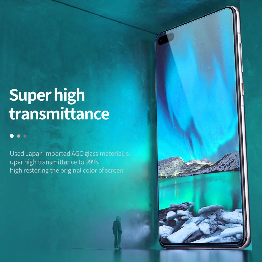 Закаленное стекло для Huawei P40/P30/P20 Lite защитное Nillkin Mate 20 X 20X Honor 30 30s Pro 10 X10|Защитные